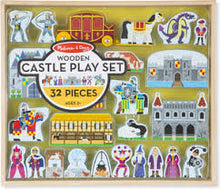 Load image into Gallery viewer, Melissa And Doug Wooden Castle Kingdom Play Set
