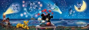Clementoni - Mickey & Minnie 1000pc Panorama Puzzle