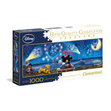 Clementoni - Mickey & Minnie 1000pc Panorama Puzzle