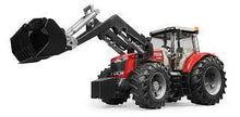 Load image into Gallery viewer, Massey Ferguson 7480 with front loader and tipper trailer
