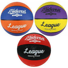 Load image into Gallery viewer, Midwest League Basketball Blue/Orange size 7
