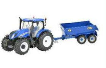 Load image into Gallery viewer, New Holland T6 Tractor with Trailer Play Set
