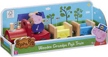 Load image into Gallery viewer, Peppa Pig PEPPAS WOOD PLAY TRAIN &amp; FIGURE
