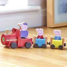 Load image into Gallery viewer, Peppa Pig PEPPAS WOOD PLAY TRAIN &amp; FIGURE

