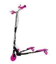 Load image into Gallery viewer, Scissor Scooter Black &amp; Pink
