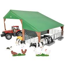 Farm Building Set with Case IH Magnum 305 Tractor set