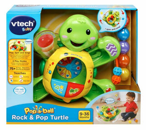 Pop A Ball Rock & Tap Turtle - Age 9 Months +