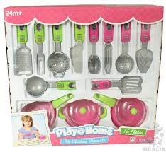 Toy My Kitchen Utensils Keenway Play At Home 16 pieces Age 3 + ~NEW~