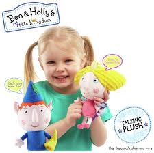 ben & holly's little kingdom 18cm talking ben soft plush toy