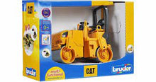 Load image into Gallery viewer, Bruder Cat Asphalt Drum Compactor Tarmac Construction Kids Toy Model Scale.
