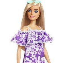 Load image into Gallery viewer, Barbie Loves the Ocean Doll Flowery Purple Dress
