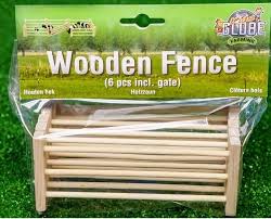 Kids Globe Wooden Fences (Pack of 6) 1:32 Scale