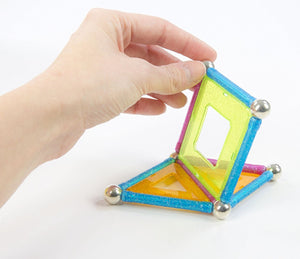 Geomag Panels Glitter 22 pcs neodymium magnet toy Multicolor