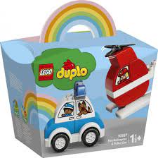 LEGO 10957 DUPLO FIRE HELICOPTER & POLICE CAR