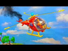 Load and play video in Gallery viewer, Fireman Sam - Wallaby Rescue Helicopter - Spin the Rotor Blades
