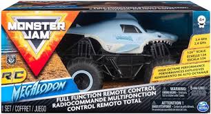 Monster Jam Megalodon 1:24 Radio Controlled Truck - Blue