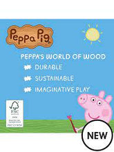 Load image into Gallery viewer, Peppa Pig PEPPAS WOOD PLAY TRAIN &amp; FIGURE
