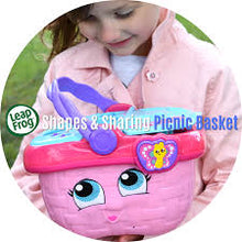 Load image into Gallery viewer, Leapfrog Shapes and Sharing Picnic Basket – Pink
