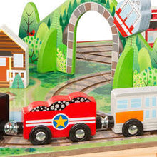 Load image into Gallery viewer, Melissa and Doug Take-Along Tabletop-Railroad
