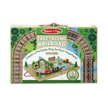 Load image into Gallery viewer, Melissa and Doug Take-Along Tabletop-Railroad
