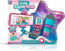 Load image into Gallery viewer, Tube Superstar Vlog Star Vlogging Kit with App and Toy Microphone
