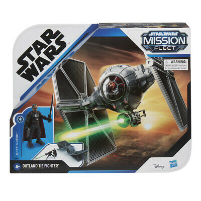 Star Wars Mission Fleet Stellar Class Moff Gideon Outland TIE Fighter Imperial Assault Figure Vehicle Set