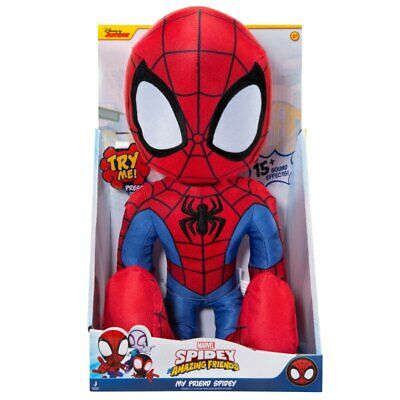 Marvel Plush Figure Glow In The Dark Eyes Spider-Man 25 Cm