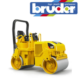 Bruder Cat Asphalt Drum Compactor Tarmac Construction Kids Toy Model Scale.