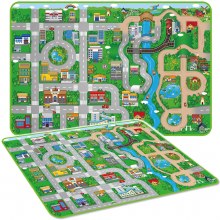 CITY PLAYMAT WITH 4 CARS