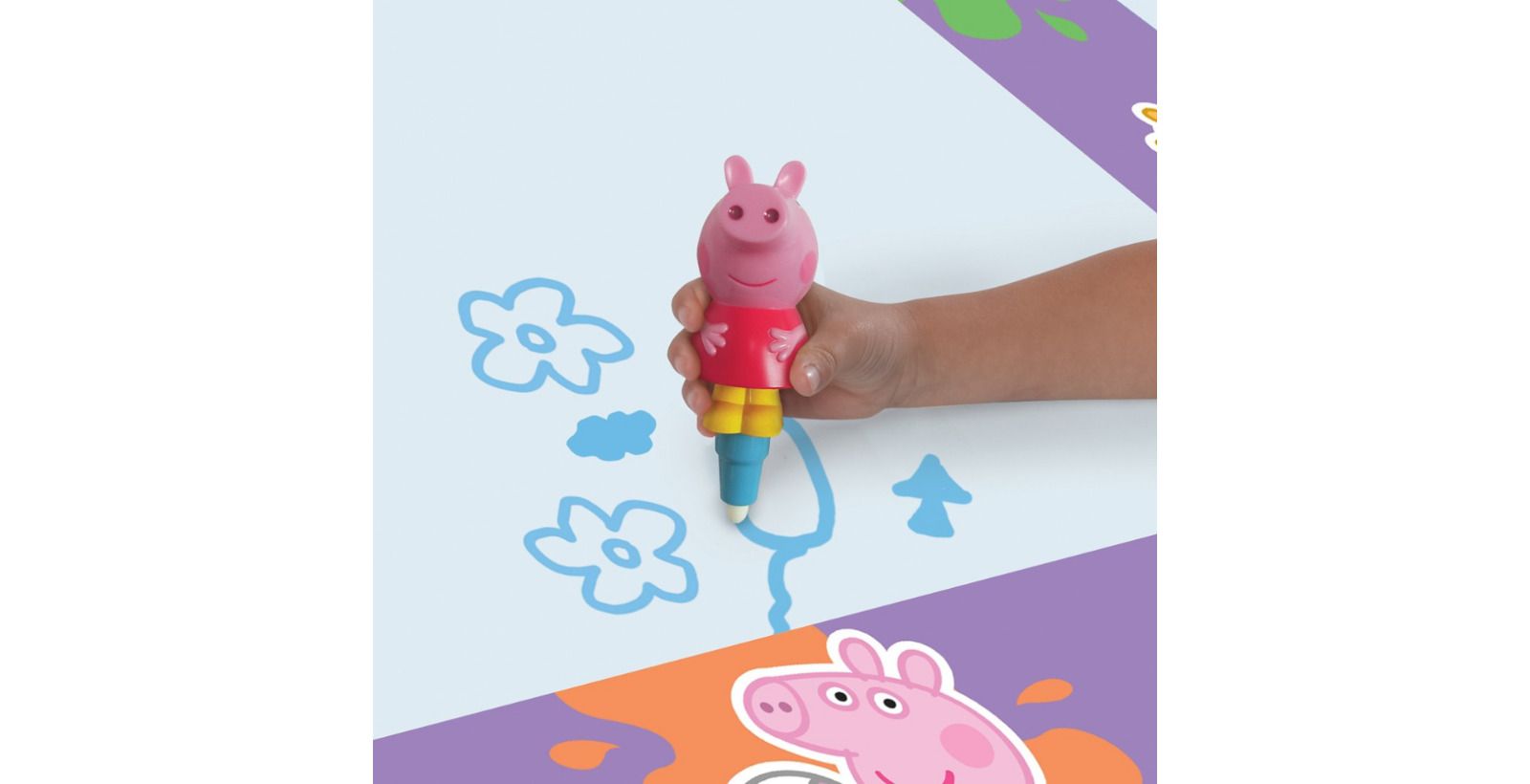 TOMY Peppa Pig Aquadoodle Large Water Play Mat Toddler Children Age 18m